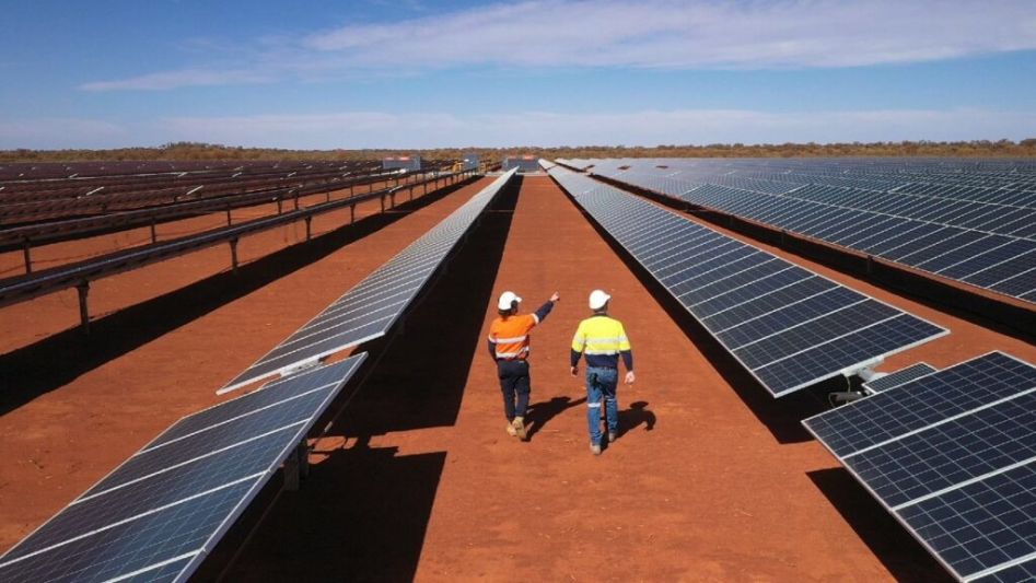 Lithium Mine Powered By Solar Wind And Batteries